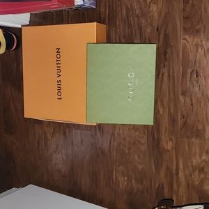 Lv and gucci box both for 70